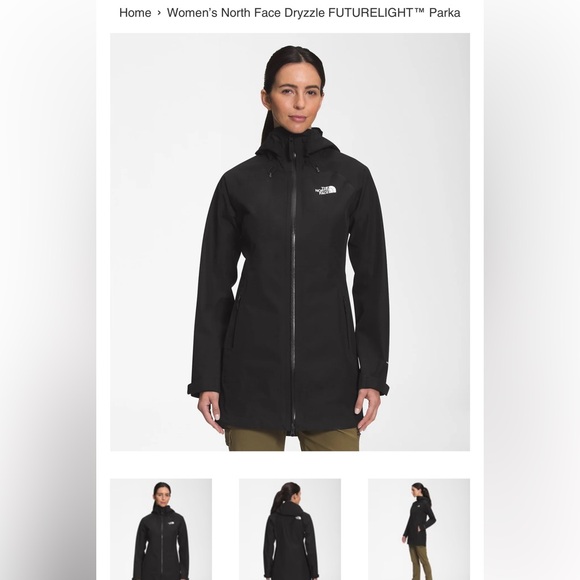 The North Face Dryzzle FutureLight Shell Parka Small Shady Blue NWT - Picture 11 of 11